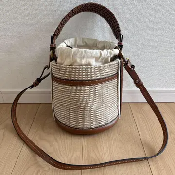 ZARA 대비 패브릭 버킷 백 바스켓백