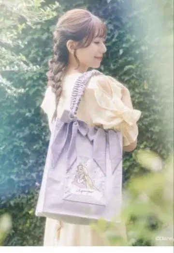 Areerm 아림 디즈니 라푼젤 토트백 아이냥
