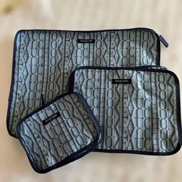 새상품 포숑 fauchon 트래블 파우치 분류 팩 3세트