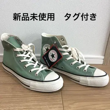 미사용 새상품 택 포함 컨버스 스니커즈 하이컷 24cm 그린