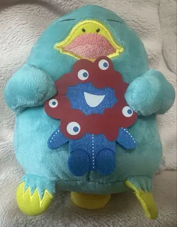 오사카 엑스포 한정판 봉제 인형 패스 케이스 이코짱