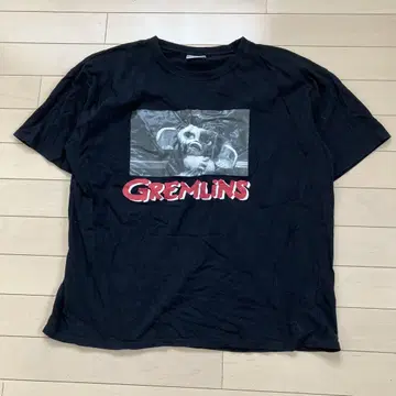 6.30 타키히요 GREMLINS 그렘린 티셔츠 반팔 블랙 LL