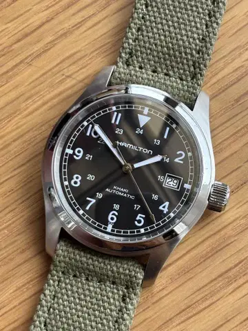 38mm 해밀턴 카키 H704550 오토매틱