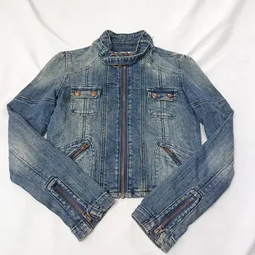 Abercrombie & Fitch 데님 라이더스 자켓 L