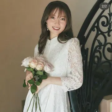 toccocloset 화이트 레이스 원피스
