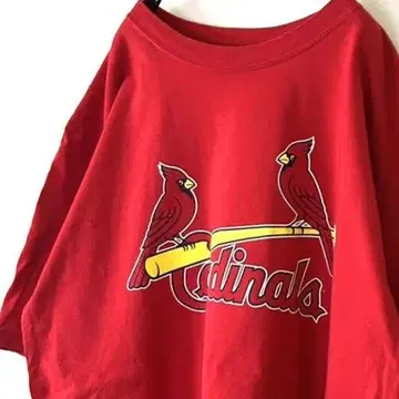 MLB 카디널스 Cardinals 티셔츠 XL 레드 빨간색 구제 의류
