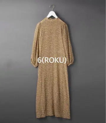 6(ROKU) 실크 작은 꽃 원피스