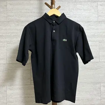 라코스테 클래식 핏 피케 셔츠 블랙 USXS
