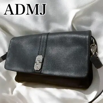 새상품급 ADMJ 숄더백 클러치백 스와로브스키 블랙