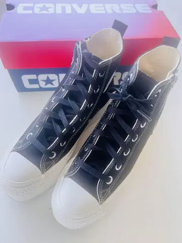 CONVERSE ALL STAR 블랙 하이컷 스니커즈 24.0