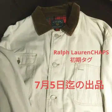 80s Ralph Lauren CHAPS 초어 코트 커버올