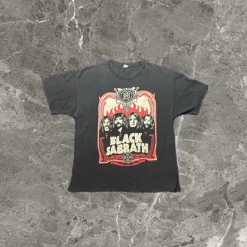 Black Sabbath 밴 티셔츠 블랙 XL