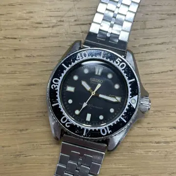 작동 제품 SEIKO 2625-0010 블랙 다이얼 다이버스 손목시계