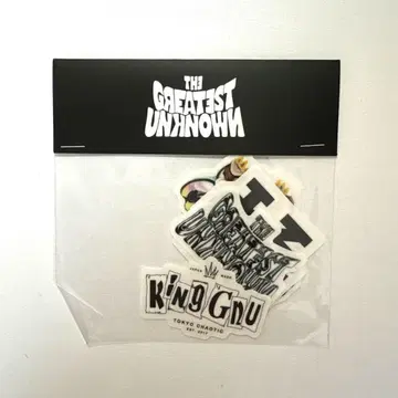 King Gnu 스티커 THE GREATEST UNKNOWN