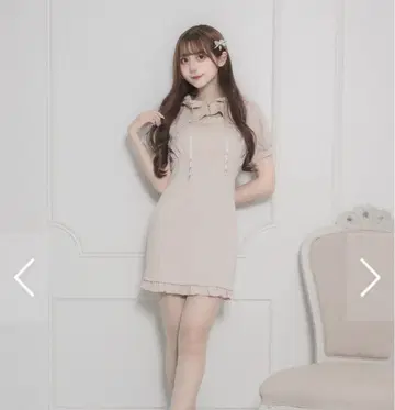 pium 비쥬 테이프 본딩 미니 원피스