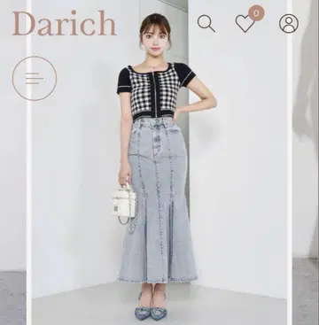 Darich 머메이드 데님 스커트