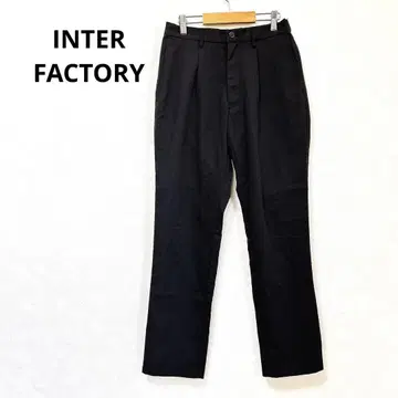INTER FACTORY [ 인터 팩토리 ] 팬츠 블랙 S 사이즈