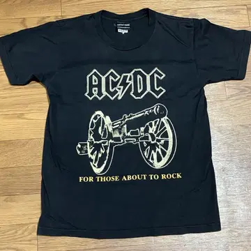 AC/DC 셔츠 M 사이즈 FOR THOSE ABOUT TO ROCK