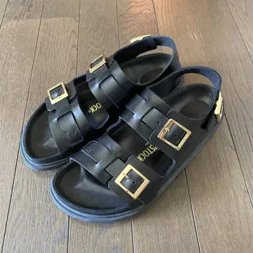 BIRKENSTOCK canne 블랙 38