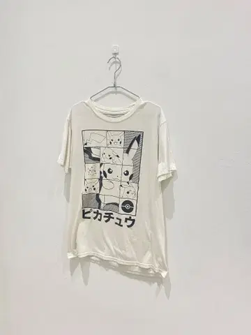 포켓몬 프린트 티셔츠 피카츄