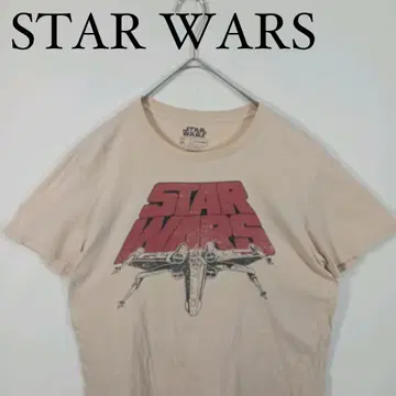 STAR WARS 그래픽 티셔츠 베이지 태국 파이터 M