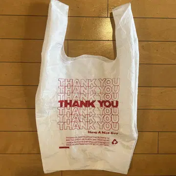 OPEN editions THANK YOU TOTE/RED