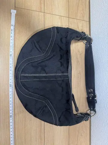 블랙 나일론 숄더백