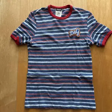 D&G 스트라이프 티셔츠 M 사이즈