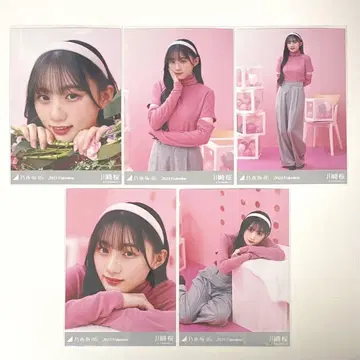 노기자카46 브로마이드 카와사키 사쿠라 2023 발렌타인 컴프