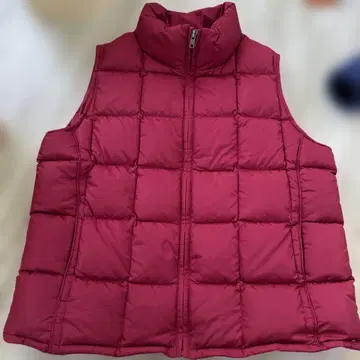 Eddie Bauer 빨간색 다운 베스트 퀼팅