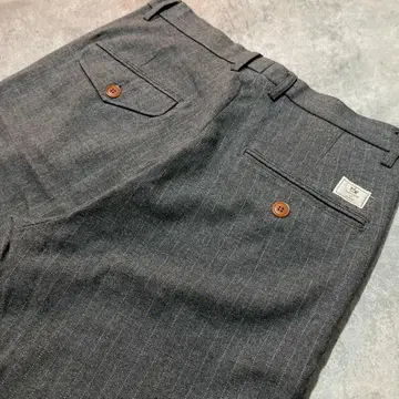 [ m.c.APACHE ] 엠씨아파치 스트라이프 크롭 팬츠