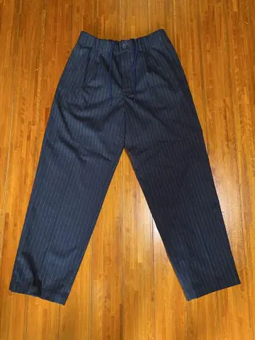 [ So ] Futu no Stripe Pants 네이비 스트라이프