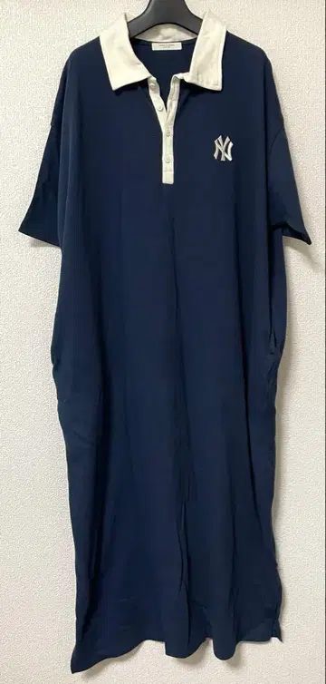 FREAK'S STORE MLB 반팔 폴로 원피스 네이비
