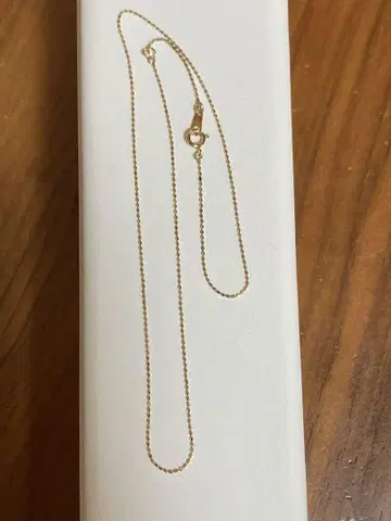 K10 컷 공 목걸이 yg 40cm