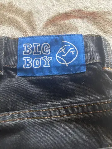 BIG BOY 다크 그레이 와이드 팬츠 S