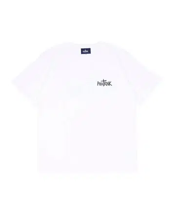 PHATRNK 로고 T셔츠 화이트