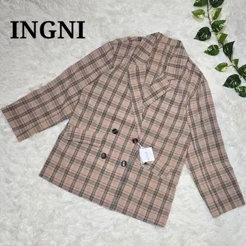 택 포함 새상품 INGNI 잉그 봄/여름용 더블 테일러드 자켓 M