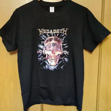Megadeth 스컬 디자인 티셔츠 L 사이즈