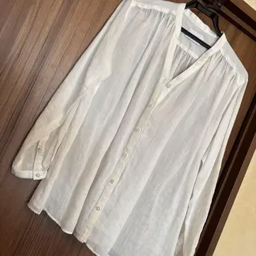 UNITED ARROWS 화이트 긴팔 셔츠