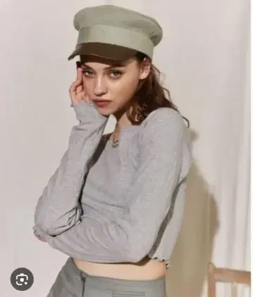 ALEXIA STAM 미사용 새상품 울 헌팅 캡
