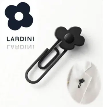 LARDINI 부토니에 블랙 핑