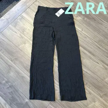 새상품 ZARA 자라 8590엔 링클 이펙트 새틴 팬츠 완판템
