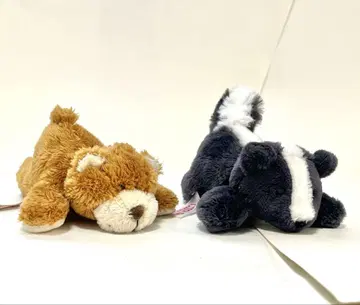 NICI 곰 스컹크 자석 봉제 인형 세트