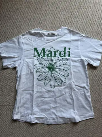 Mardi Mercredi 반팔 티셔츠 화이트