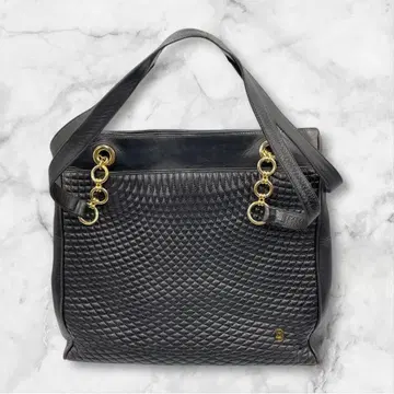 BALLY/발리 퀼팅 체인 숄더 토트백