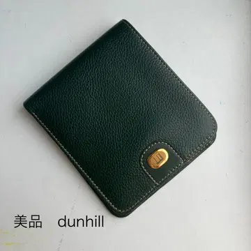 새상품급 dunhill 다크 그린 접이식 지갑