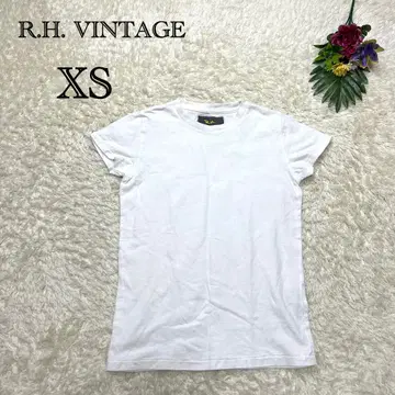 론 헤르만 빈티지 반팔 화이트 T셔츠 일본제 무지 심플 면 100 XS
