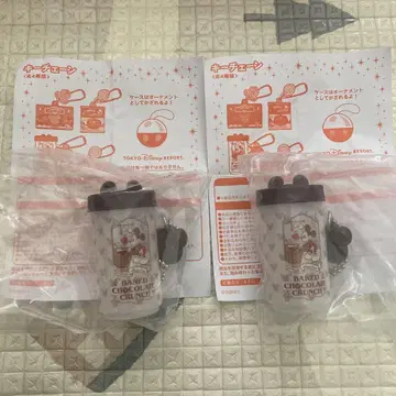 디즈니랜드 캡슐 토이 베이크드 초콜릿 크런치 2세트 새상품