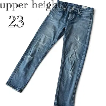 upper heights 데님 팬츠 데미지 어퍼 하이츠