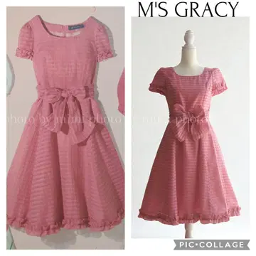 M'S GRACY*카탈로그 게재*프릴 리본 원피스